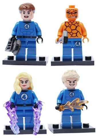 Minifigures Super Heroes Fantastic Four Blocks Building