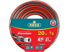 RACO PREMIUM, 1/2?, 20 м, 40 атм, пятислойный, усиленный двумя слоями армирования, поливочный шланг (40300-1/2-20)