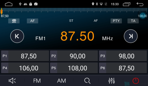 Штатная магнитола 4G/LTE с DVD для Ford Mondeo V 15+ на Android 7.1.1 Parafar PF966D