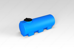 Ёмкость пластиковая пищевая ЭкоПром ЭВГ 500 л. горизонтальная (60x172x70см;черный) - арт.555401