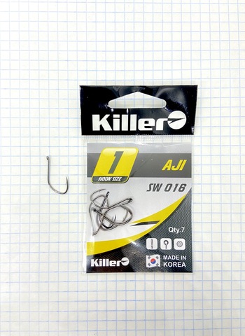 Крючок KILLER AJI № 1 продажа от 10 шт.