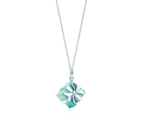 Подвеска "подарок" Из серебра 925 , Tiffany, Тиффани, В наличии💠