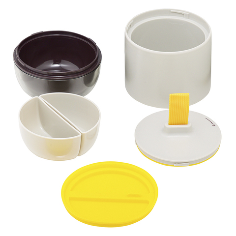 Супница 800мл Smart Solutions Meals светло-серая/темно-сливовая