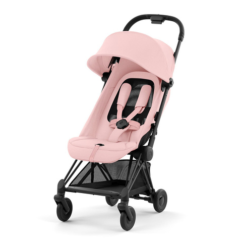 Прогулочная коляска Cybex Coya Peach Pink Matt Black