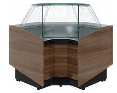 Нейтральная витрина CARBOMA BORNEO 2 KC80 N-6 (внутренний угол 90)