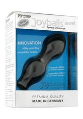 Чёрные вагинальные шарики Joyballs Secret - 