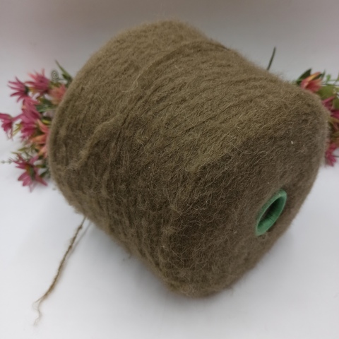 Альпака вспушенная без маркировки Хаки