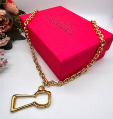 84527 - Колье ЗАМОЧНАЯ СКВАЖИНА в стилистике Schiaparelli