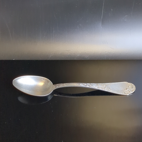 №2 Чайная ложка серебро 84 пробы. 19 век. Клеймо мастера СА. Российская Империя. Вес 31 грамм