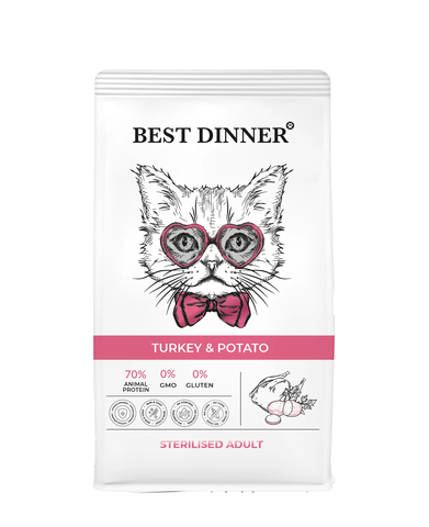 Best Dinner Sterilised Adult Turkey & Potato