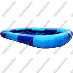 Квадратный надувной бассейн "Зебра", 6*6*0.65 м