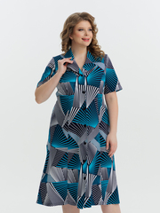 4536 Халат на пуговицах