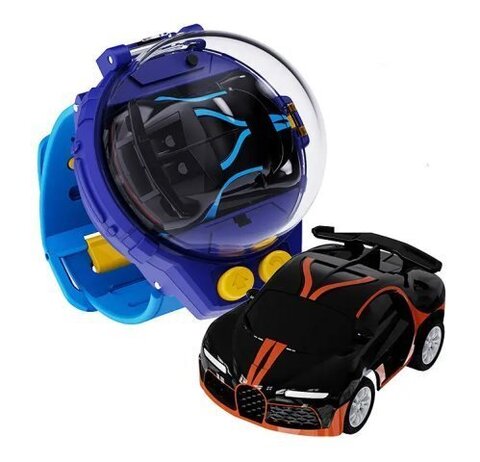 Машина металл скоростная мини в часах на РУ,аккумулятор, зарядка, отвертка размер 9*7