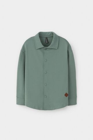 рубашка  для мальчика  КР 302677-1/полынь