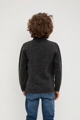 джемпер  для мальчика  КВ 30148/ш/серый