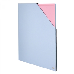 
          Папка архивная Alingar, A4, 330*250 мм, пластик, 1500 мкм, на резинке с 4 файлами, голубая