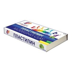 
          Пластилин Луч, 6 цветов, "Классика", 120 гр., со стеком, картонная упаковка