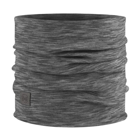 Картинка шарф-труба Buff wool heavyweight Fog Grey Multi Stripes - 1
