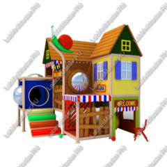 Детский игровой лабиринт "Кантри домик"