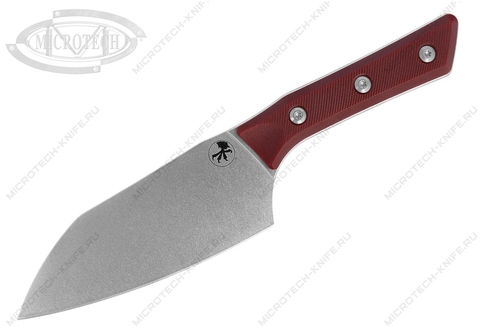 Нож Microtech Kitchen Santoku G-10 3200-10MR Merlot 