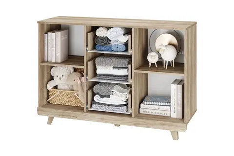 Комод Мегаполис КМ-15 дуб каньон / фотопечать эвкалипт