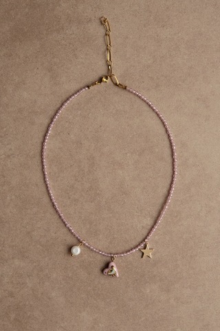 Чокер из хрусталя с сердцем