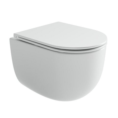 Ceramica Nova CN4012T Унитаз подвесной Ceramicanova Voga торнадо 3.0 сиденье микролифт белый CN4012T