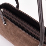 Сумка Саломея 620 эко-замша шоколад