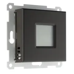 Терморегулятор с датчиками температуры пола и воздуха Comfort ECO/ON59 16А 250В, программируемый, черно-коричневый матовый LIREGUS