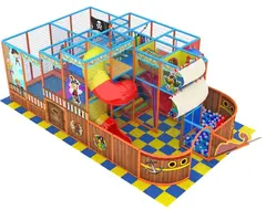 Детский игровой лабиринт «Пиратский корабль» 40,3 м² (6*9,5*4,1 м)