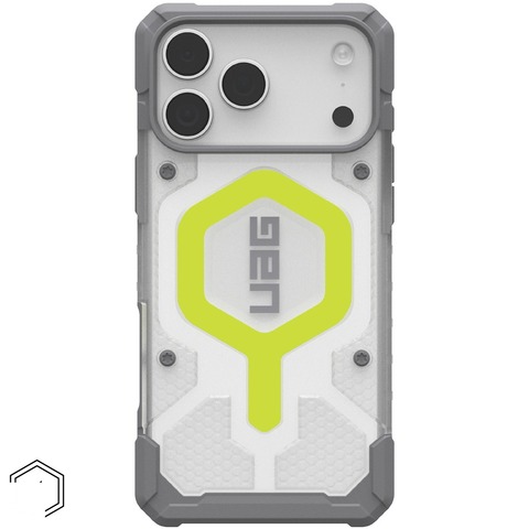 Чехол Uag Pathfinder Clear Case для iPhone 17 Pro Max, Неон | Active Neon