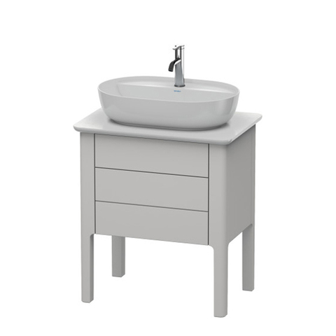 Duravit Luv База напольная, 743x688x450,1  выдв.ящик,1 выдв.ящик, цвет скандинавско белый шелковисто-матовый LU956503939