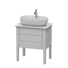 Duravit Luv База напольная, 743x688x450,1  выдв.ящик,1 выдв.ящик, цвет скандинавско белый шелковисто-матовый LU956503939 фото