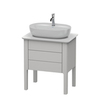 Duravit Luv База напольная, 743x688x450,1  выдв.ящик,1 выдв.ящик, цвет скандинавско белый шелковисто-матовый LU956503939