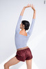 Little low-rise shorts | wine_ground