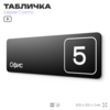 Таблички с номером офиса 