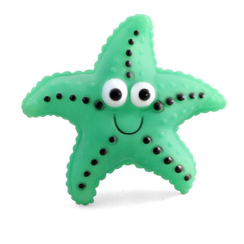 Морская звезда 12,5 см винил игрушка с пищалкой для собак