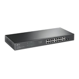 TP-Link TL-SG1218MPE Easy Smart 18‑портовый гигабитный коммутатор с 16 портами PoE+, 2 комбо гигабитных SFP-слота