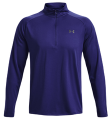 Теннисная футболка Under Armour UA Tech 2.0 1/2 Zip M - sonar blue/black