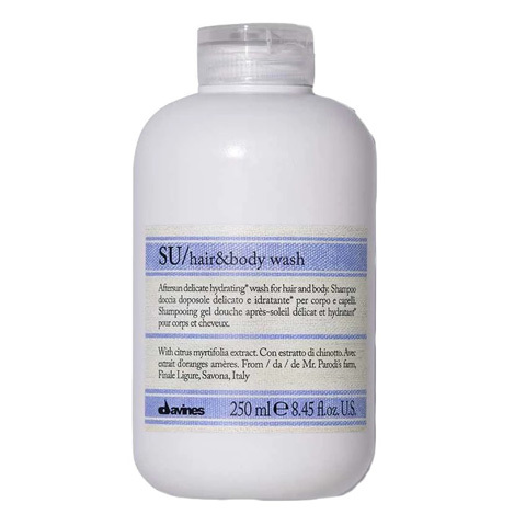 Davines Essential Haircare SU: Шампунь для волос и тела после солнца (SU Hair and Body Wash)