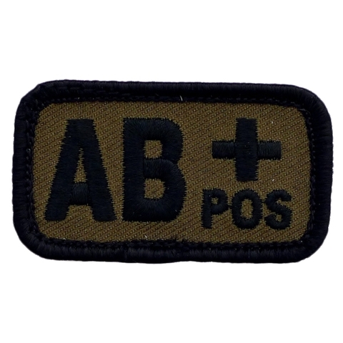 Café Viereck Patch Blutgruppe AB pos