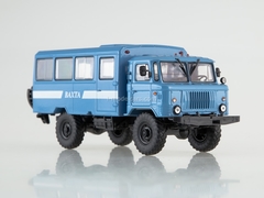 GAZ-66 NZAS-3964 (66) Shuttle bus blue 1:43 AutoHistory