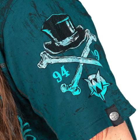 Wornstar | Футболка мужская ELEGANTLY WASTED TEE W010 принт на рукаве