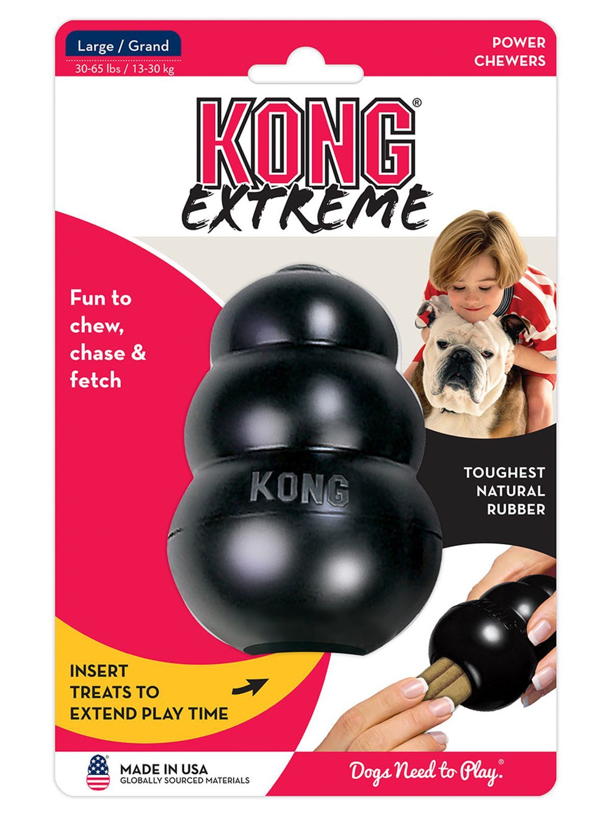 Игрушки Игрушка для собак KONG Extreme L очень прочная большая 10х6 см K1_1.jpeg