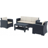 Комплект уличной мебели Monaco Lounge Set XL, антрацит