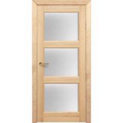 Купить Межкомнатная дверь массив сосны Порталини 8 под покраску под остекление 3