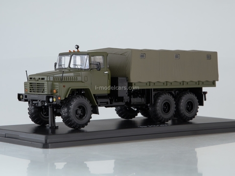 KRAZ-260 flatbed truck with awning khaki 1:43 Start Scale Models (SSM)