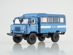 GAZ-66 NZAS-3964 (66) Shuttle bus blue 1:43 AutoHistory