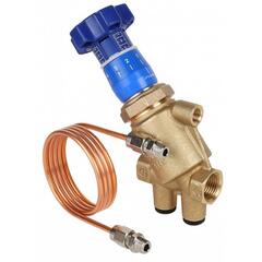 Регулятор перепада давления латунный DN 25 PN 25 муфта-муфта,  без измерительных ниппелей, dP=  5-30кПа, MVI BL.510.06