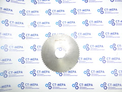 Фреза отрезная по металлу 100х1х27мм z=64 Р18 без фаски без ш/п